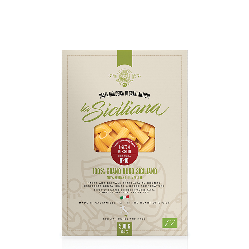 Russello Pasta biologica di Semolato di Antico Grano Duro Siciliano