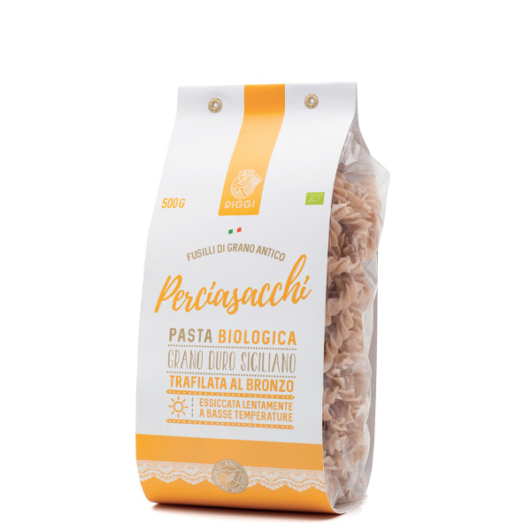 Pasta biologica di perciasacchi