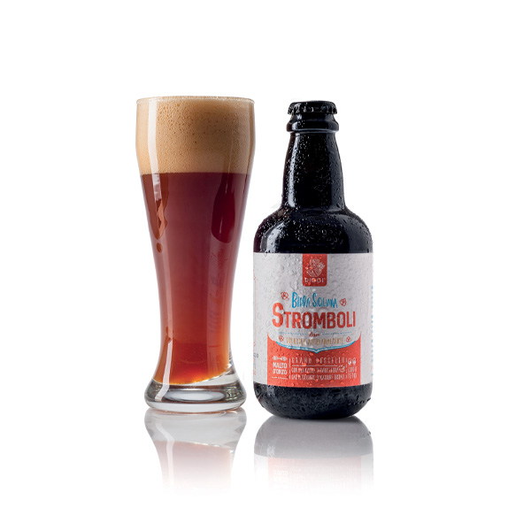 Stromboli birra 100% siciliana rossa